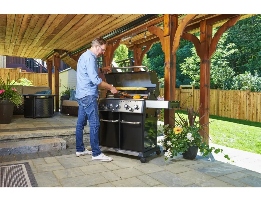 Grill gazowy Baron 590 z rożnem - 5